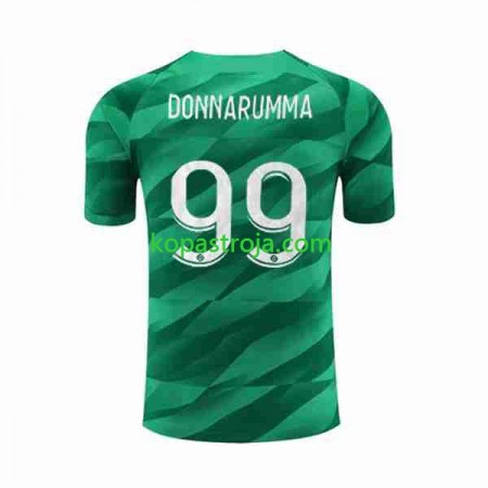 Billiga Fotbollströjor Paris Saint-Germain Donnarumma 99 Målvakt Hemma tröja 2023/24 Kortärmad